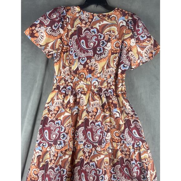 Anthropologie The Somerset Maxi Dress Size Large Geometric Print - Picture 9 of 9